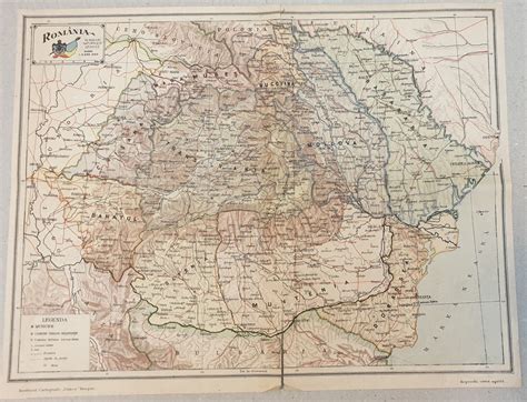 romania mare harta veche